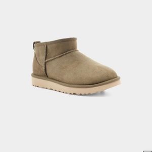 UGG Classic Mini Booties Burnt Olive Size 5